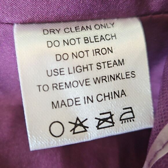 Azazie Millie Plum Lace Maxi gown Size A22 (US 3XL) - Picture 12 of 15